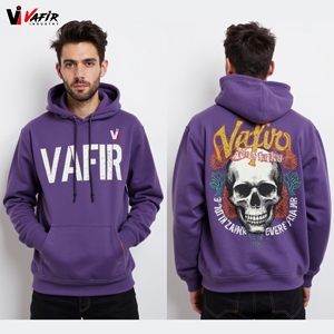 Wholesale Pullover Heavyweight Spandex/Cotton Winter Hoodie Men Custom Embroidery Logo 350 Gsm <b>Bulk</b> French <b>Terry</b> Regular Fit - Product Image 1