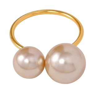 Servilleteros dorados, juego de 12 servilleteros de bambú, servilletero de Metal para decoración de mesa, cena, fiesta, boda - Product Image 3