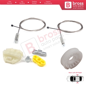 Kit de réparation de lève-vitre électrique BWR594 arrière gauche ou droit pour Zafira A MK1 T98 F75 1999-2005 MPV 90579539 90579540 - Product Image 6
