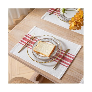 Mantel Individual Moderno con Textura Trenzada Urbana de 15x18 Pulgadas, Técnica de Color Resistente, 280GSM, Diseño Profundo, Ideal para Compradores Globales de la India - Product Image 5