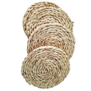 Handcrafted Jute <b>Coasters</b> for Dining Table Natural Durable <b>Heat</b> Resistant - Product Image 4