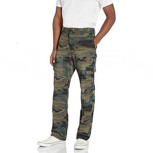 Pantalones Cargo rectos informales de alta calidad para hombre, superventas, cintura de lona personalizada, medio ligero, transpirable, ropa informal al por mayor - Product Image 1