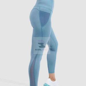 Leggings de gymnastique taille haute extensible de haute qualité pour femmes, pantalons de yoga tricotés confortables - Product Image 4