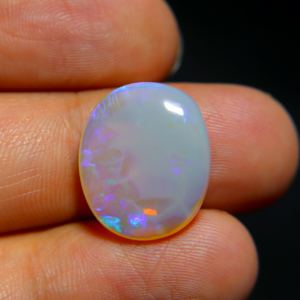 11.00 Carat Natural Australian <b>Opal</b> Cabochon Australian <b>Blue</b> Fire <b>Opal</b> Crystal <b>Opal</b> Jewelry Making Loose Gemstone - Product Image 5
