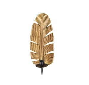 Base de hoja hecha a mano, soporte de luz de vela, decoración de iluminación atractiva duradera de alta demanda a precio mayorista - Product Image 1