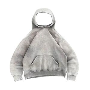 2024 sweats hommes couleur unie à capuche hommes sweat pulls décontractés à capuche haut nouveau surdimensionné hommes sweats à capuche - Product Image 4