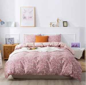 Ensemble de draps en coton de qualité élégante imprimé floral solide Style classique confortable et idéal pour offrir 3 pièces - Product Image 2