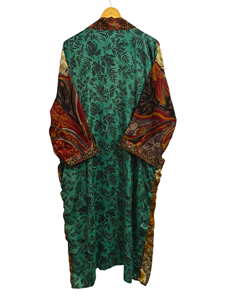 Imprimé floral Kimono Robe Wrap Robe Indienne Tunique Sari Robe Robe De Mariée Robe De Maternité Robe Cadeau Robe Plage Fête Porter, - Product Image 6