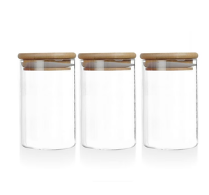 เหยือกแก้วใส250มล. พร้อมฝาไม้งานฝีมือขายดี - Product Image 1