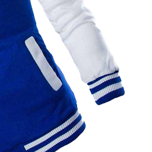 High Quality Fashionable Baseball <b>Letter</b> <b>Man</b> <b>Jacket</b> Custom Embroidered <b>Letters</b> Coat Plus Size <b>Men's</b> <b>Jackets</b> Stand Varsity <b>Jacket</b> - Product Image 3