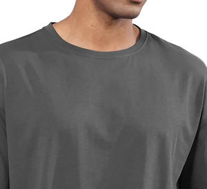 Camiseta de manga corta estilo holgado Nurak 2025 para hombre, camisetas de algodón 100% de algodón personalizadas ligeras de gran tamaño para hombre - Product Image 5