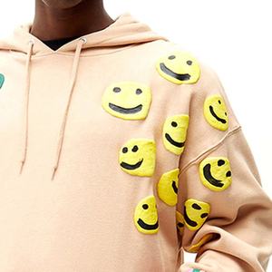 2024 Custom Men's 100% Cotton Pullover Hoodies Heavy <b>Weight</b> High Quality Puff Printing Oversized Streetwear Winter Plain Dyed - Product Image 5