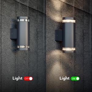 Gala Duo Aluminum Modern Two Way Illuminated <b>Wall</b> Light Outdoor Waterproof <b>Wall</b> <b>Sconce</b> 21 cm For Homes & Commercial Spaces - Product Image 3