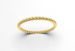 Bague de mariage spirale délicate faite à la main Shama Gems Jewels en argent 925 et plaqué rhodium, style classique, pour fêtes, bagues raffinées - Product Image 3