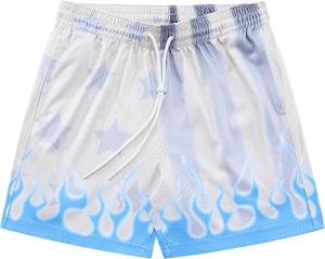 Pantalones Cortos para Hombre, Ropa Deportiva de Secado Rápido, Malla de Alta Calidad, Estampado de Sublimación Personalizado, Estilo de Verano OEM - Product Image 6