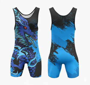 Combinaisons de lutte personnalisées avec logo - Unisexe 100% polyester extensible respirant à séchage rapide Vêtements de sport - Product Image 1