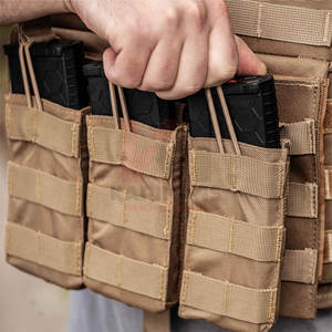 Vente en gros Paintball Sports Tactique Mag Pochettes MOLLE Compatible Porte-munitions universel Logo personnalisé OEM axé sur le client - Product Image 4