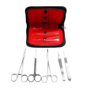Kit de 5 Instrumentos Quirúrgicos Dentales Manuales de Acero para Sutura y Laceración, Set Médico para Cirujanos - Product Image 6