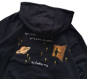 Sudadera con capucha de algodón 100% impresa personalizada unisex para sudadera de invierno para hombre - Product Image 5