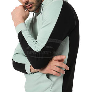 Vente en gros Pull-over personnalisé pour hommes sans fermeture éclair avec poche Pull-over pour hommes Sweat à capuche en polaire personnalisé brodé Sweats à capuche pour hommes - Product Image 6