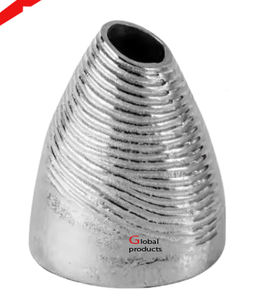 Vase à fleurs décoratif de table en aluminium en métal au look unique 2025 pour restaurant et bar d'hôtel - Product Image 1