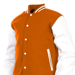 Veste universitaire élégante pour hommes, broderie personnalisée, motif lettre, bombardier de rue, veste d'hiver décontractée, vêtements d'extérieur, tenue universitaire - Product Image 2