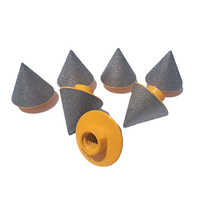 5/8-11 M14 filetage 35mm M10 48mm 80 # diamant brasé sous vide chanfrein agrandissement polissage biseautage trous sur carreaux céramique verre