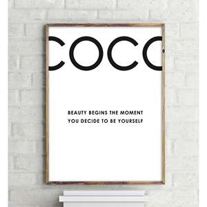 Impresión Artística Minimalista en Papel Coco, Momento Catóplice de la Belleza, Momento Cautivador Desde el Instante en que lo Desvelas! - Product Image 2