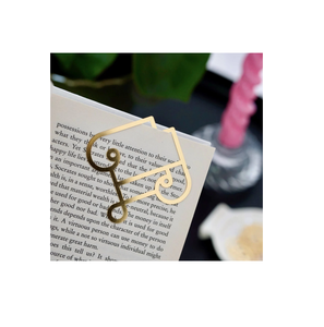 Customized Die Struck Brass Material Metal Bookmark Book Marker for Customized Size Design Piece for Selling - Product Image 5