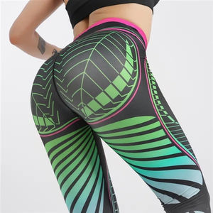 Mallas de yoga para gimnasio de talle alto Súper suaves y ligeras para mujer, pantalones de poliéster 100% de talla grande para mujer - Product Image 4