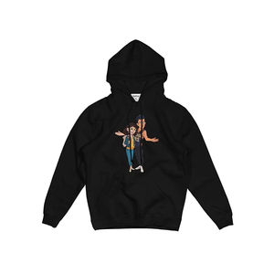 Sudadera con capucha con estampado abullonado de estilo urbano personalizado de alta calidad ODM OEM, ropa de calle de algodón de primera calidad, ajuste Regular para todas las ocasiones - Product Image 3