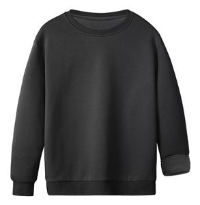 Sweat-shirt thermique à manches longues et doublure polaire de meilleure qualité pour homme, pull à capuche à col ras du cou, vêtements de sport décontractés - Product Image 3