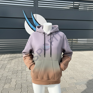 เสื้อฮู้ดผ้าฟลีซสำหรับผู้ชายเสื้อผ้าแนวสตรีทผ้าฟลีซสำหรับฤดูหนาวผ้าฟลีซ100% กำหนดได้เอง - Product Image 3