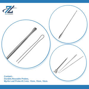Sondes durables en acier inoxydable à double extrémité de 15cm et 1.0mm Instruments de chirurgie dentaire réutilisables Fournitures médicales à alimentation manuelle Pakistan - Product Image 4