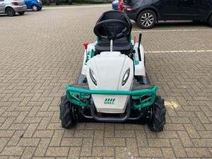 New OREC RM882 Rabbit Riding Lawn Mower 4 Stroke <b>Petrol</b> Lawn <b>Cutter</b> Aluminum Chassis Height Adjustable Handle Rear Grass Box - Product Image 4