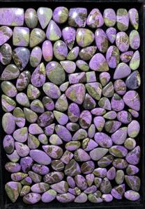 Piedras preciosas de jaspe de Stichtite Natural de grado AAA hermoso lote de cabujón suelto en forma y tamaño de mezcla de Color verde para la fabricación de joyas - Product Image 2