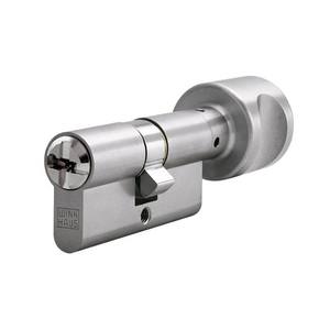 Cilindro Winkhaus N-tra 55K/30 con Pomo, níquel, certificado, 3 Llaves - Product Image 1