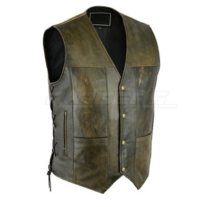 Gilet en cuir personnalisé 2026 – Vente en gros – Qualité supérieure pour hommes - Product Image 3