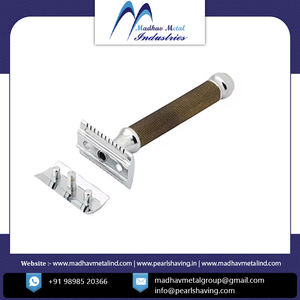 Rasoir de sécurité à lame métallique à double tranchant naturel disponible à un prix abordable auprès du meilleur fournisseur - Product Image 2