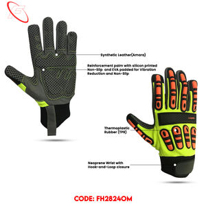 Guantes mecánicos personalizados de protección contra impactos de alta calidad para uso diario 2024 Guantes mecánicos al por mayor Guantes de cuero de Pakistán - Product Image 2