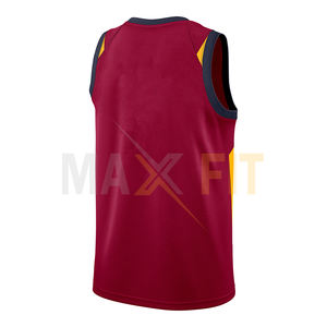 Maillots de basket-ball Logo OEM de haute qualité pour hommes, maillot de basket-ball personnalisé avec impression par MAXFIT entreprises, vente en gros - Product Image 4
