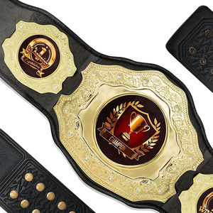 Cinturón de Campeonato de Lucha Libre y Boxeo de Cuero de Diseño Personalizado, Impermeable, de Alta Calidad y Económico - Nuevo Diseño Duradero - Product Image 4