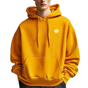 Nuevo diseño de manga larga sudaderas con capucha de gran tamaño de algodón y poliéster precio al por mayor sudaderas con capucha de hombre de gran tamaño - Product Image 1