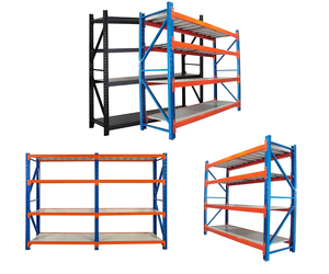 Estantería de Almacenamiento de Acero Resistente, Sistema de Estanterías Industriales Ajustables para Almacén, Protección Anticorrosión con Recubrimiento en Polvo - Product Image 5