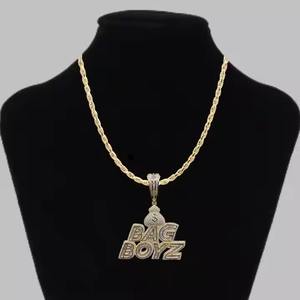 Luxury Real 18K Plated Iced Out Pendant, Hip Hop Jewelry, Trendy Personalized Pendant, <b>Necklace</b> Jewelry Pendant for <b>Man</b> - Product Image 4