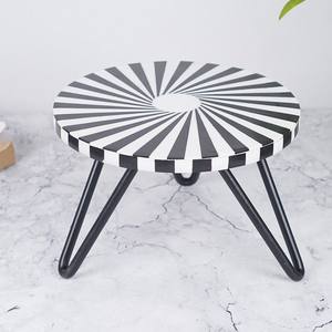 Eco-Friendly Handmade <b>Resin</b> Round Cake Stand Pedestal for Parties Events Home Baking Display Reusable for Flowers & Cakes - Product Image 5