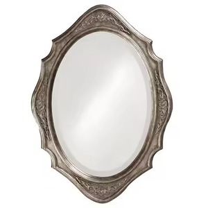 Espejo de pared de metal plateado cuadrado moderno, espejo decorativo hecho a mano para uso doméstico, variedad de Diseño de Interiores exclusivo más vendido - Product Image 2