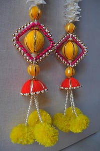 Lot de 2 Tentures Temple Décor Hindou Puja Cadeau Henné Fête Bollywood Fête Fleur Artificielle Diwali Décor Extérieur Tentures - Product Image 6