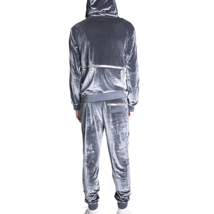 ชุดวอร์มสำหรับผู้ชายชุดวิ่งจ๊อกกิ้งสีพื้นมีหลายสี - Product Image 5