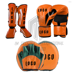 Vente en gros de matériel de boxe gagnant avec logo personnalisé Ensemble de boxe bleu en cuir Kit de boxe gagnant Pro Punching Winning Sparring - Product Image 6
